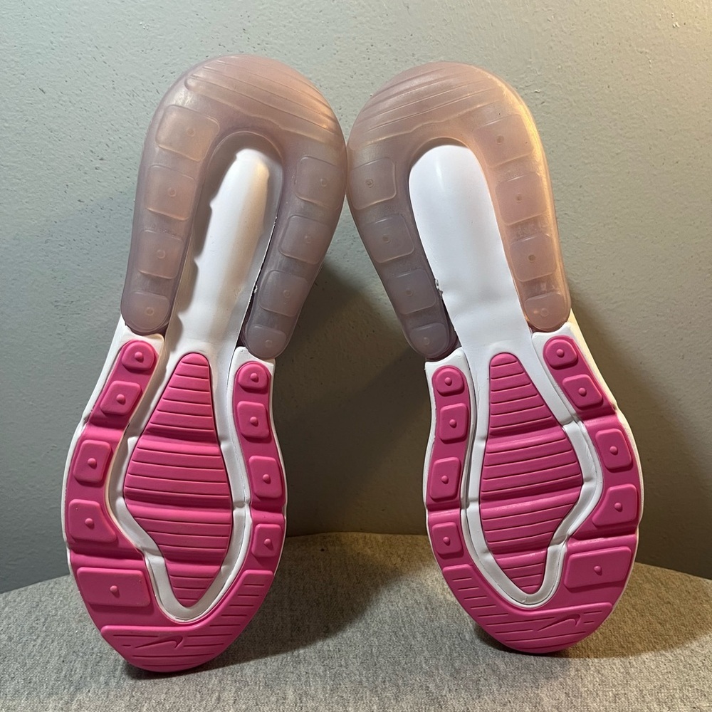 Nike Air Max 270 BG Pink Foam Summit White Size 7Y / Women's Size 8.5 IB4435-663 - Picture 7 of 11